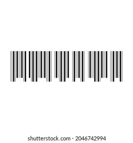 Bar code vector cartoon icon. Vector illustration barcode on white background. Isolated cartoon illustration icon of label bar code .