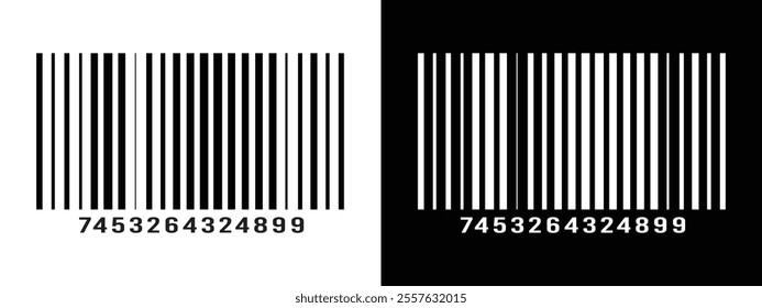 Bar code vector cartoon icon. Vector illustration barcode on white background. Isolated cartoon illustration in eps 10.	