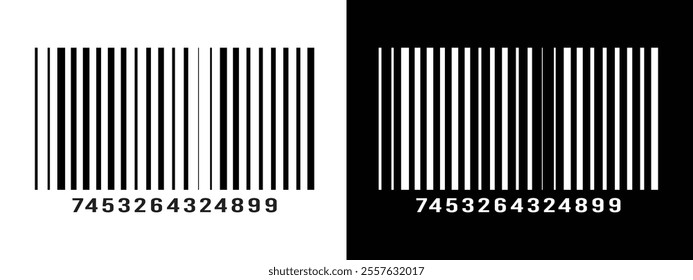 Bar code vector cartoon icon. Vector illustration barcode on white background. Isolated cartoon illustration in eps 10.	