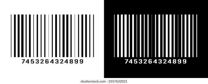 Bar code vector cartoon icon. Vector illustration barcode on white background. Isolated cartoon illustration in eps 10.	