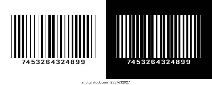 Bar code vector cartoon icon. Vector illustration barcode on white background. Isolated cartoon illustration in eps 10.	