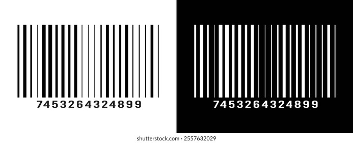 Bar code vector cartoon icon. Vector illustration barcode on white background. Isolated cartoon illustration in eps 10.	