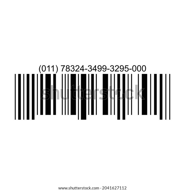 Bar Code Vector Cartoon Icon Vector Stock Vector (Royalty Free ...