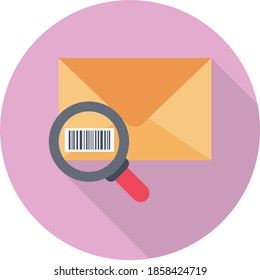 bar code vector flat colour icon