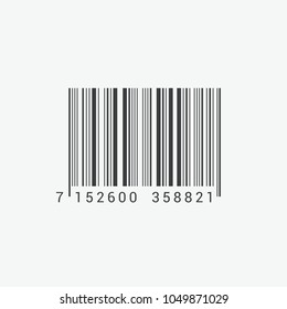 Bar Code Vector Icon