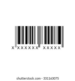 Bar code vector icon