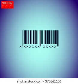 Bar code vector icon