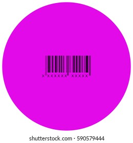 Bar code vector  icon