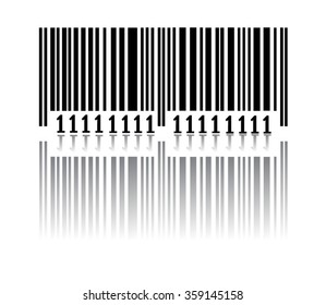 Bar code. Vector illustration. 