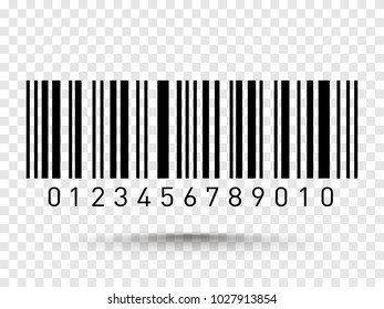 Bar Code Vector Illustration Isolated On Stock Vector (Royalty Free ...