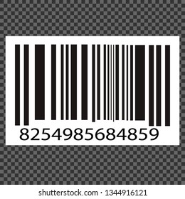 Bar code vector illustration isolated