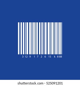 Bar code vector illustration isolated