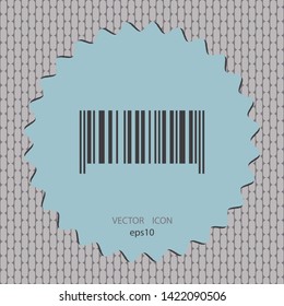 bar code,vector icon, web design element