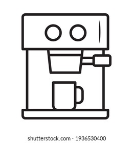 bar coffee machine over background