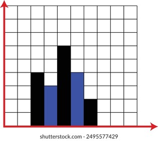 bar and column charts typically display data