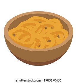 Icono de los petardos del contador de barras. Isométrico del icono vectorial de los crackers de barra para el diseño web aislado en fondo blanco