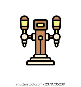 Bar Counter Icon Vector Illustration