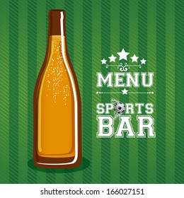 bar design over green  background vector illustration