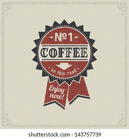 bar design retro vintage coffee background with typography bar design way classical star coffee background scene nutrient cafe mature performance elderly beverages fancy mug creative cappuccino tea sh