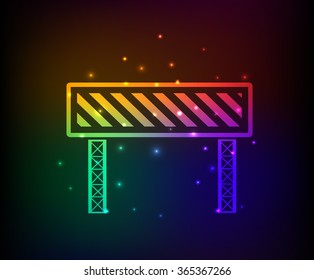 Bar design,rainbow concept,clean vector