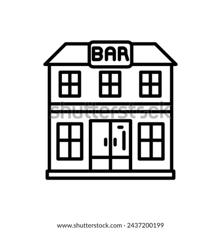 Bar Diet  icon in vector. Logotype
