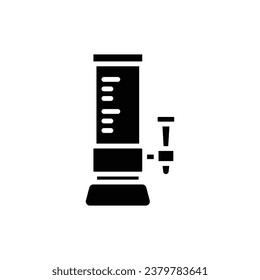 Bar Dispenser  Filled Icon Vector Illustration