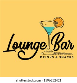 Bar flat minimal logo design