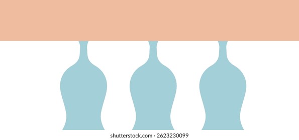 Bar glass on wooden hanger