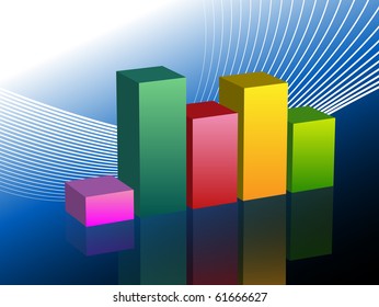 Bar Graph Business Chart Slide - Powered by Shutterstock - Get 15% off with code: PIKWIZARD15