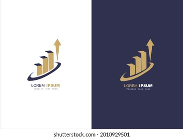 Logo de Bar Graph Business Infographics