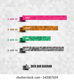 Bar Graph Diagram - Vector Illustration - Data Presentation - Infographic Element