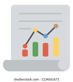 
Bar graph document, infographic 
