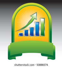 bar graph green display