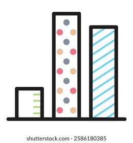 Bar graph icon. Icon about mathematics