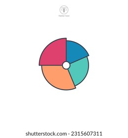 Bar Graph icon. A clean and informative vector illustration of a bar graph, illustrating data in a visually appealing and easy-to-understand format.