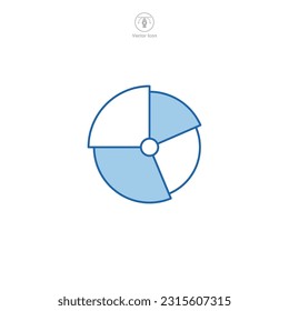 Bar Graph icon. A clean and informative vector illustration of a bar graph, illustrating data in a visually appealing and easy-to-understand format.
