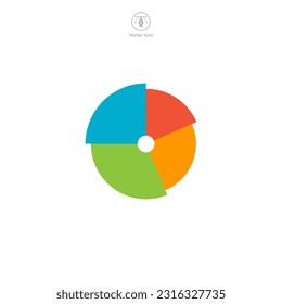 Balkendiagraph-Symbol Eine saubere und informative Vektorgrafik eines Balkendiagramms, die Daten in einem visuell ansprechenden und leicht verständlichen Format illustriert.