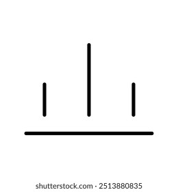 Bar Graph Icon for Data Analysis, Statistics Representation, Business Growth, Financial Reports, Educational Materials, Infographics, Performance Metrics, Market Research, Economic Trends