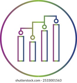 Bar Graph icon design for personal commercial use