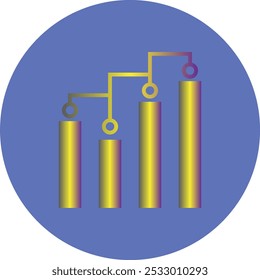 Bar Graph icon design for personal commercial use