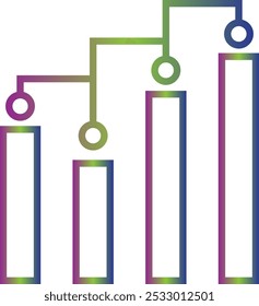 Bar Graph icon design for personal commercial use