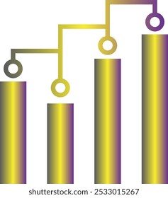 Design de ícone do Gráfico de Barras para uso comercial pessoal