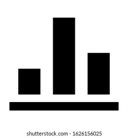 bar graph icon or logo isolated sign symbol vector illustration - high quality black style vector icons

