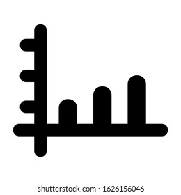 bar graph icon or logo isolated sign symbol vector illustration - high quality black style vector icons
