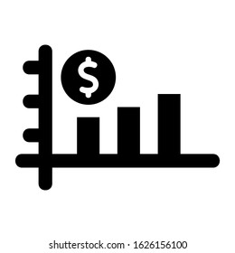 bar graph icon or logo isolated sign symbol vector illustration - high quality black style vector icons
