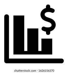 bar graph icon or logo isolated sign symbol vector illustration - high quality black style vector icons
