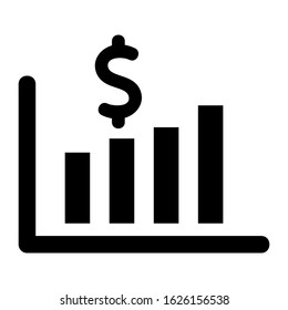 bar graph icon or logo isolated sign symbol vector illustration - high quality black style vector icons
