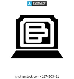 bar graph icon or logo isolated sign symbol vector illustration - high quality black style vector icons
