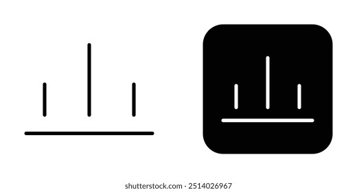 Bar Graph Icon set for Data Analysis, Statistics Representation, Business Growth, Financial Reports, Educational Materials, Infographics, Performance Metrics, Market Research, Economic Trends