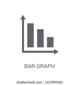 Bar Graph icon. Trendy Bar Graph logo concept on white background from Productivity collection. Suitable for use on web apps, mobile apps and print media.